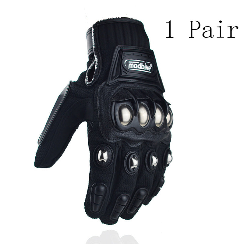 HOT STYLE OFF-ROAD MOTORCYCLE RIDING GLOVES ALLOY PROTECTION