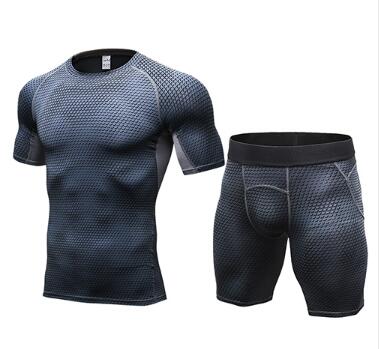 MEN'S CASUAL COMPRESSION MUSCLE GYM SHORTS