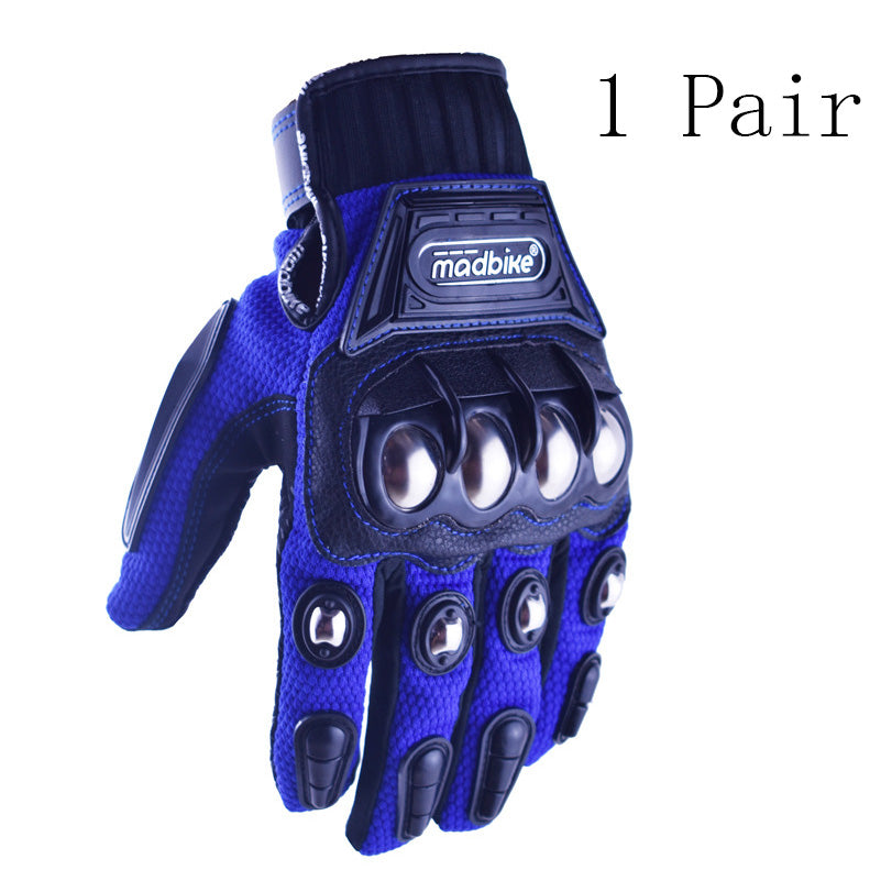 HOT STYLE OFF-ROAD MOTORCYCLE RIDING GLOVES ALLOY PROTECTION