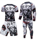 MEN'S MMA COMPRESSION RASHGUARD FITNESS T-SHIRT