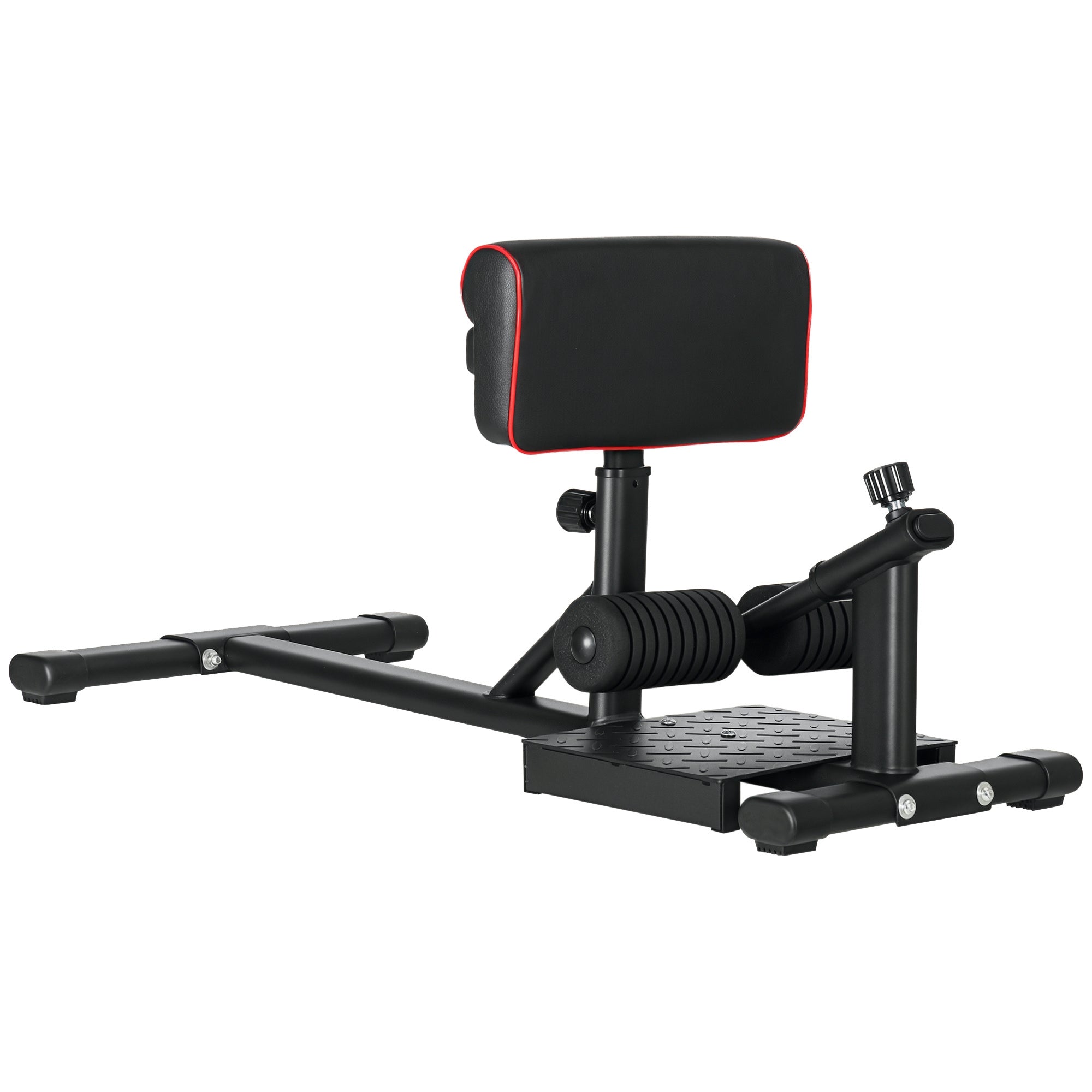 ADJUSTABLE SQUAT MACHINE EQUIPMENT WITH PADDED ROLLERS