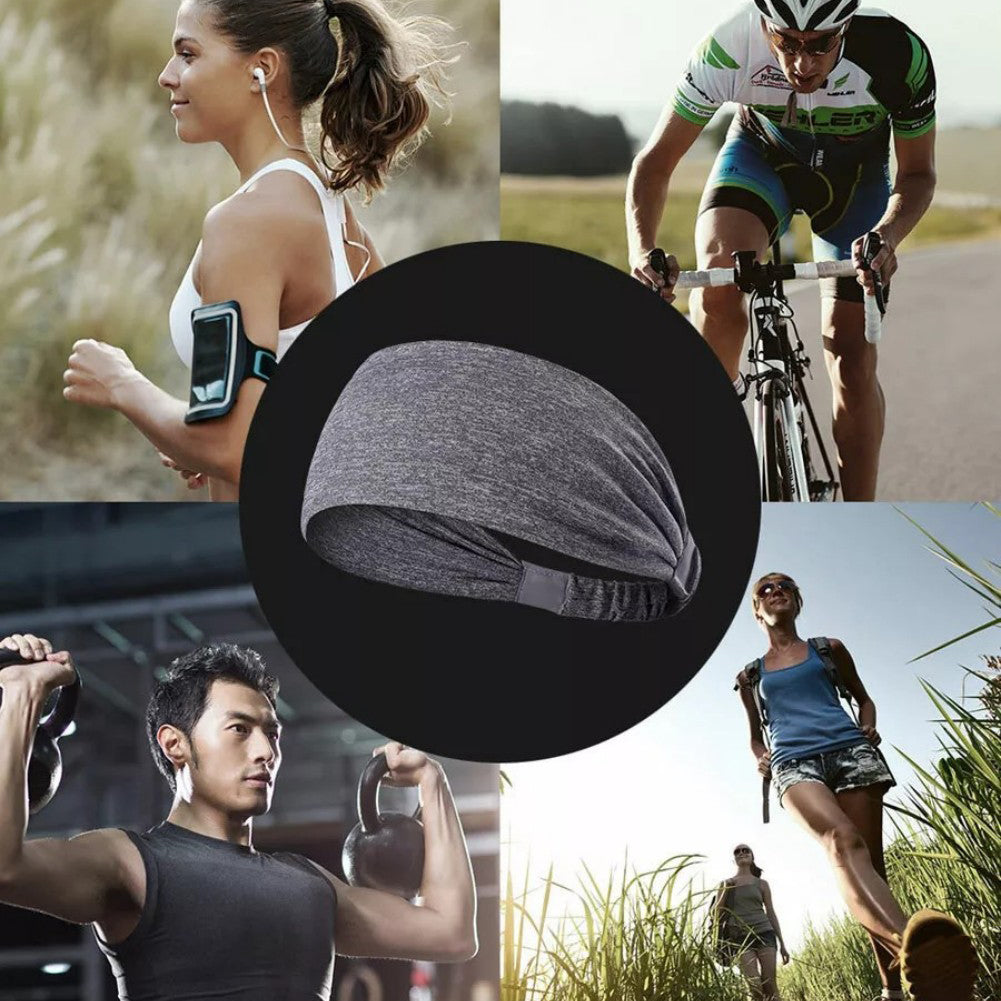 5-PACK UNISEX SPORTS SWEATBAND HEADBANDS