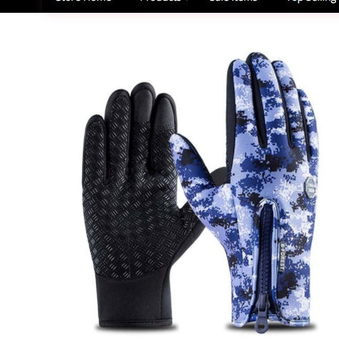 OUTDOOR WATERPROOF TOUCHSCREEN WINTER SPORTS GLOVES