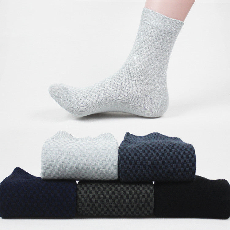 NEW MEN'S BAMBOO FIBER BREATHABLE SOCKS