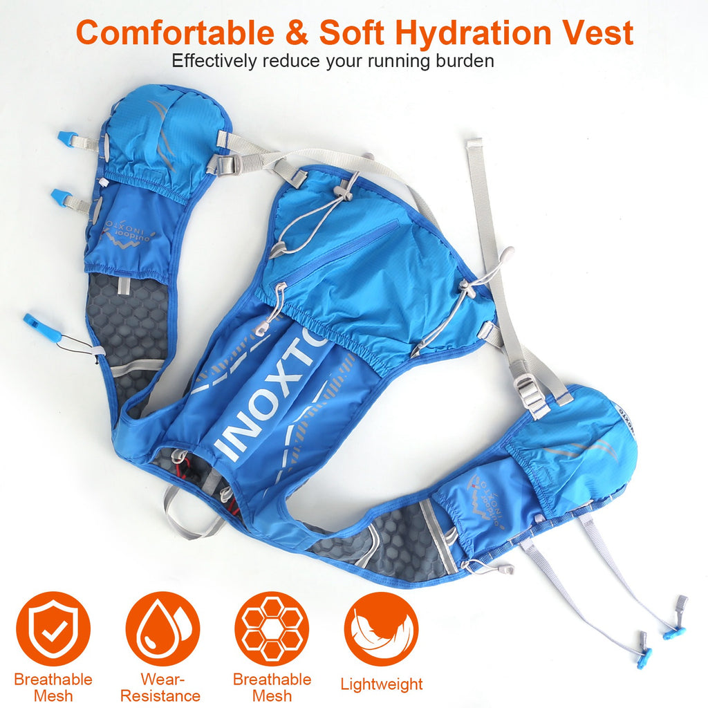 RUNNING HYDRATION VEST ADJUSTABLE BACKAPCK
