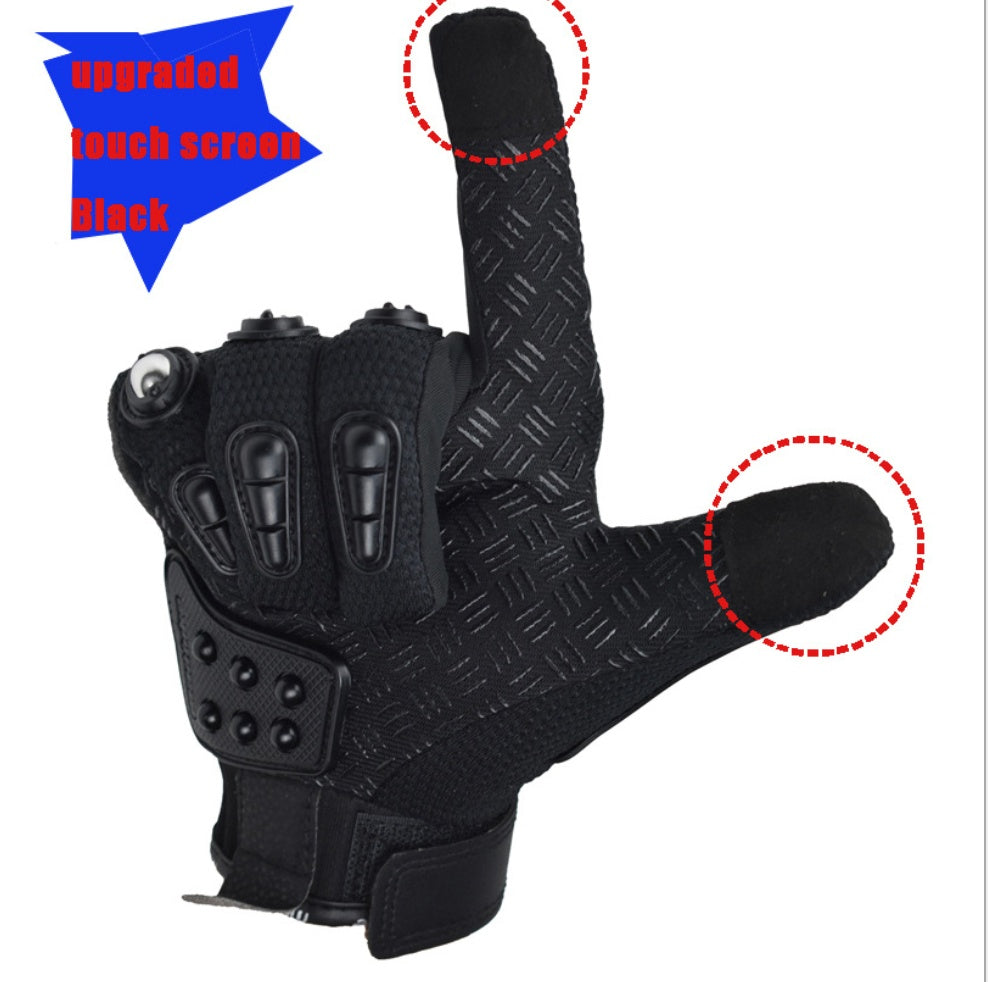 HOT STYLE OFF-ROAD MOTORCYCLE RIDING GLOVES ALLOY PROTECTION
