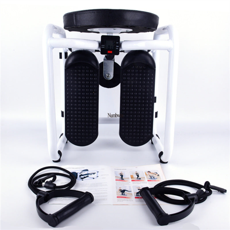 360 ROTATING FITNESS BENCH & FOLDING TREADMILL