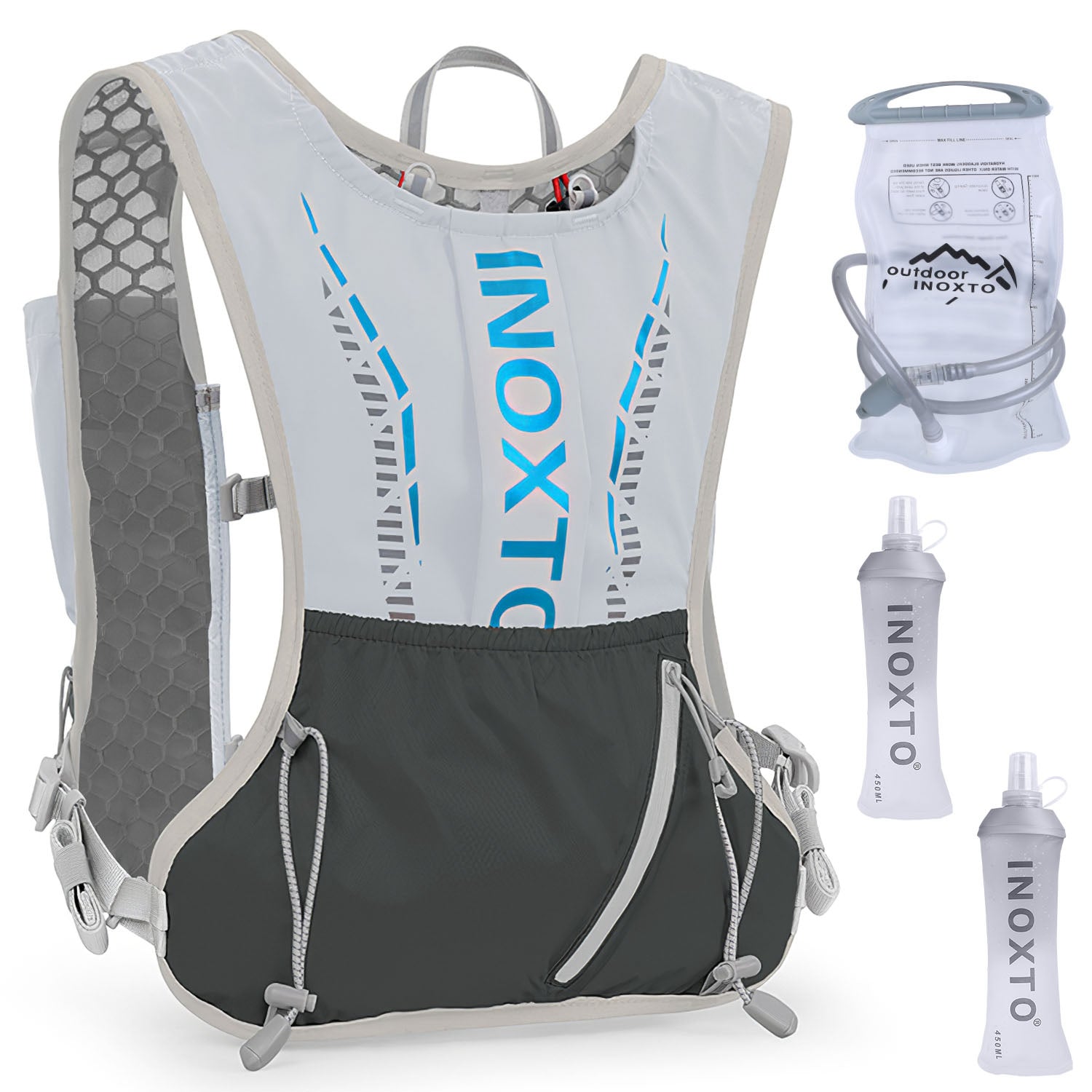 RUNNING HYDRATION VEST ADJUSTABLE BACKAPCK