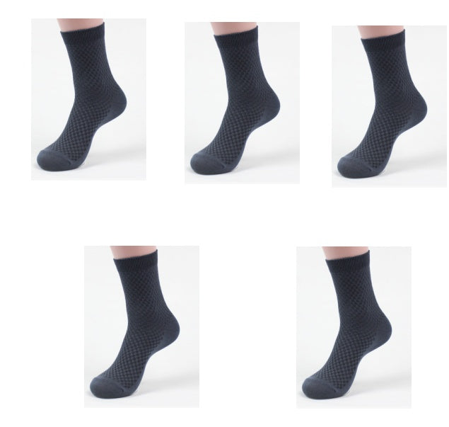 NEW MEN'S BAMBOO FIBER BREATHABLE SOCKS