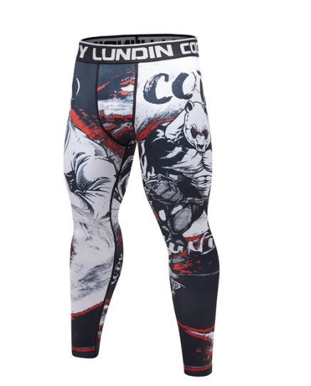 MEN'S MMA COMPRESSION RASHGUARD FITNESS T-SHIRT