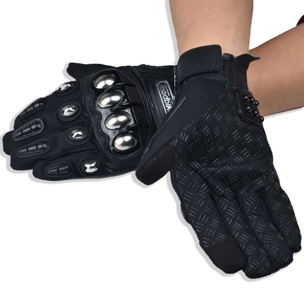 HOT STYLE OFF-ROAD MOTORCYCLE RIDING GLOVES ALLOY PROTECTION