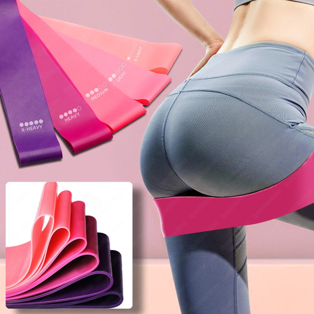 RESISTANCE MINI BANDS FOR FITNESS & YOGA