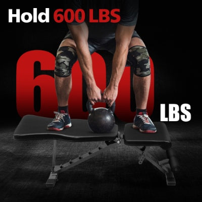 ADJUSTABLE WEIGHT BENCH MULTI-PURPOSE FOLDABLE WEIGHT BENCH