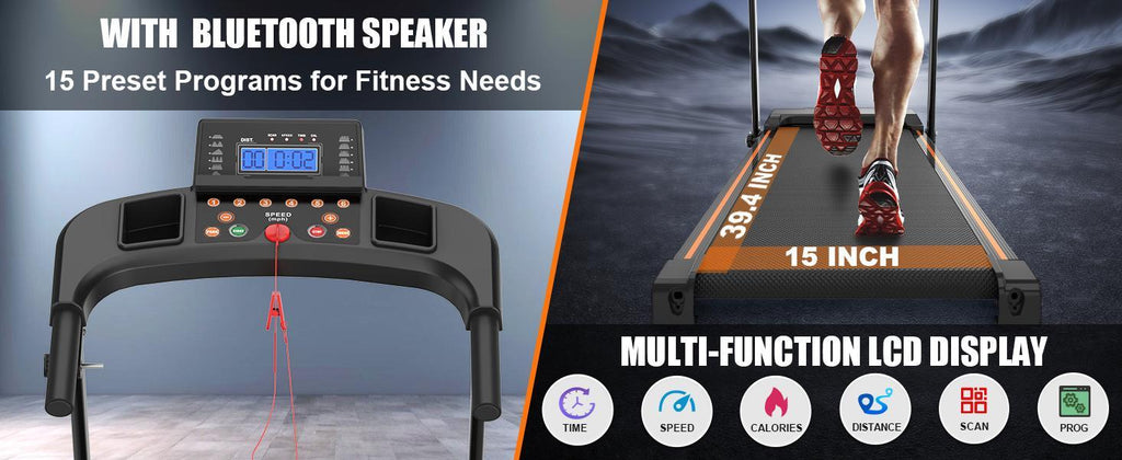 FOLDABLE PORTABLE 2.5HP APP CONTROLLED TREADMILL