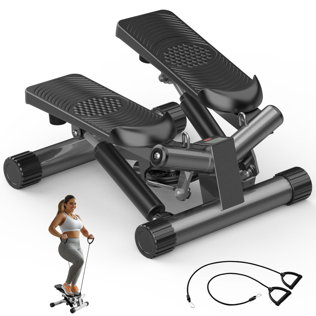MINI STEPPER WITH RESISTANCE BANDS