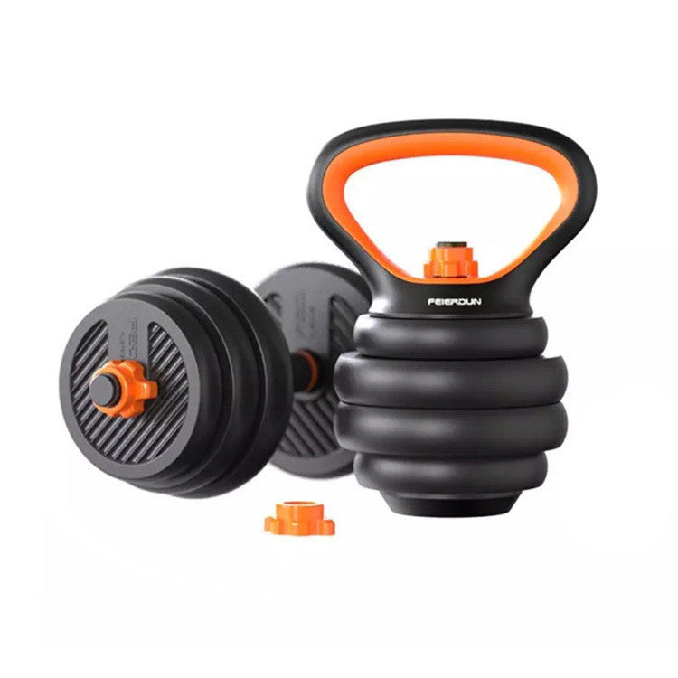 6-IN-1 MULTIFUNCTIONAL DUMBBELLS, KETTLEBELLS & BARBELLS SET
