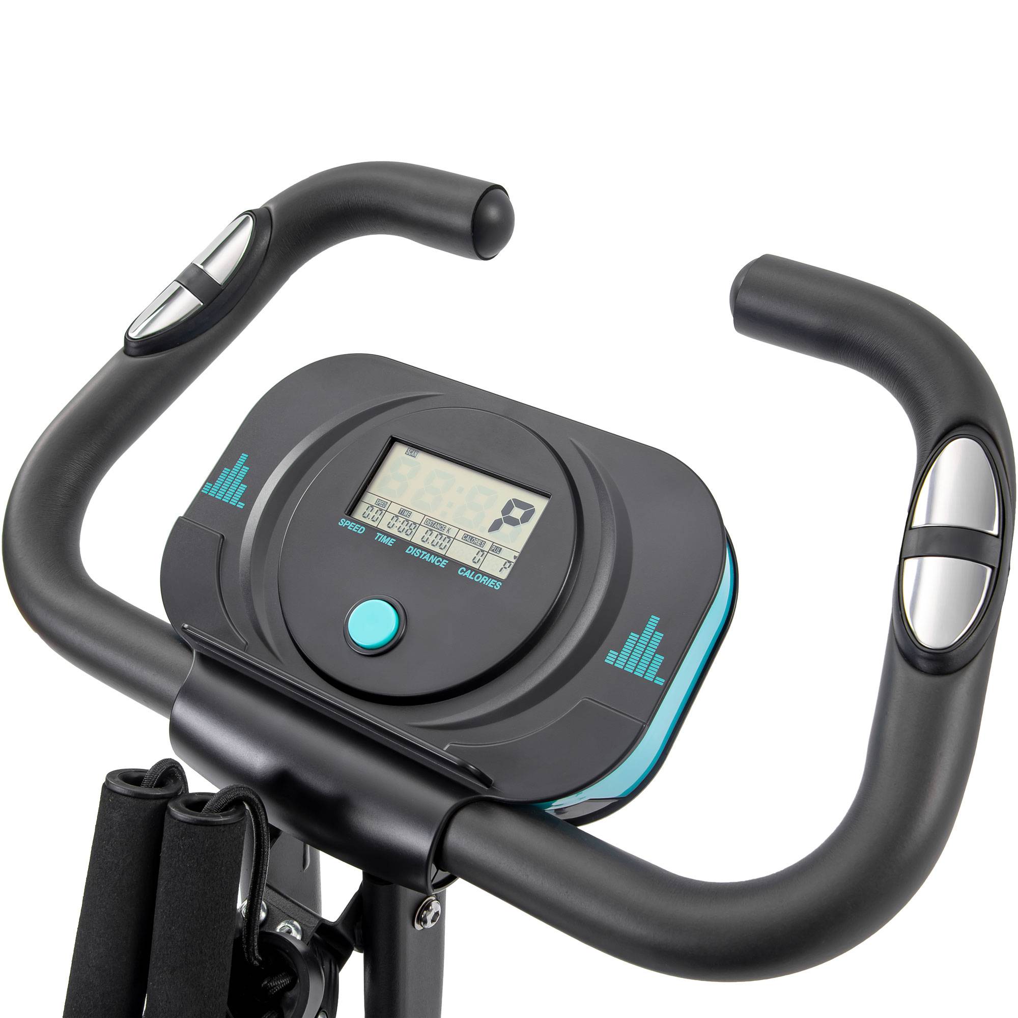 FOLDABLE EXERCISE BIKE UPRIGHT & RECUMBENT WITH RESISTANCE
