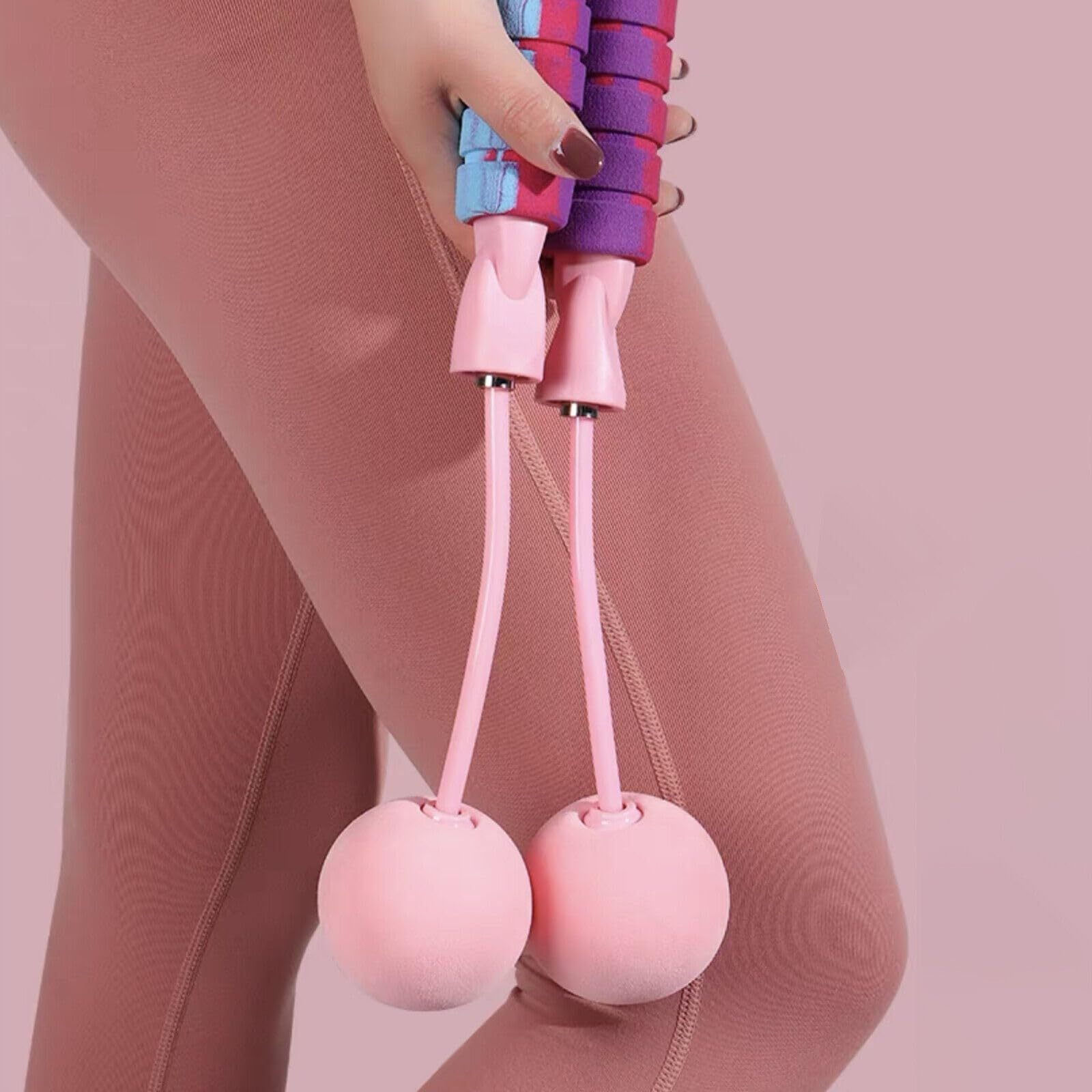 ADJUSTABLE WEIGHTED ROPELESS JUMP ROPE