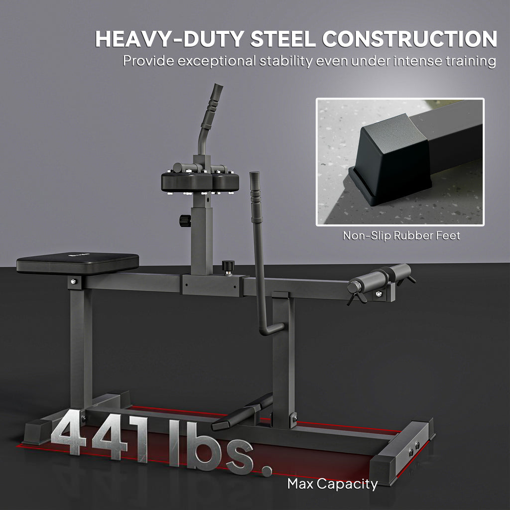 SEATED CALF RAISE MACHINE STEEL GYM EQUIPMENT