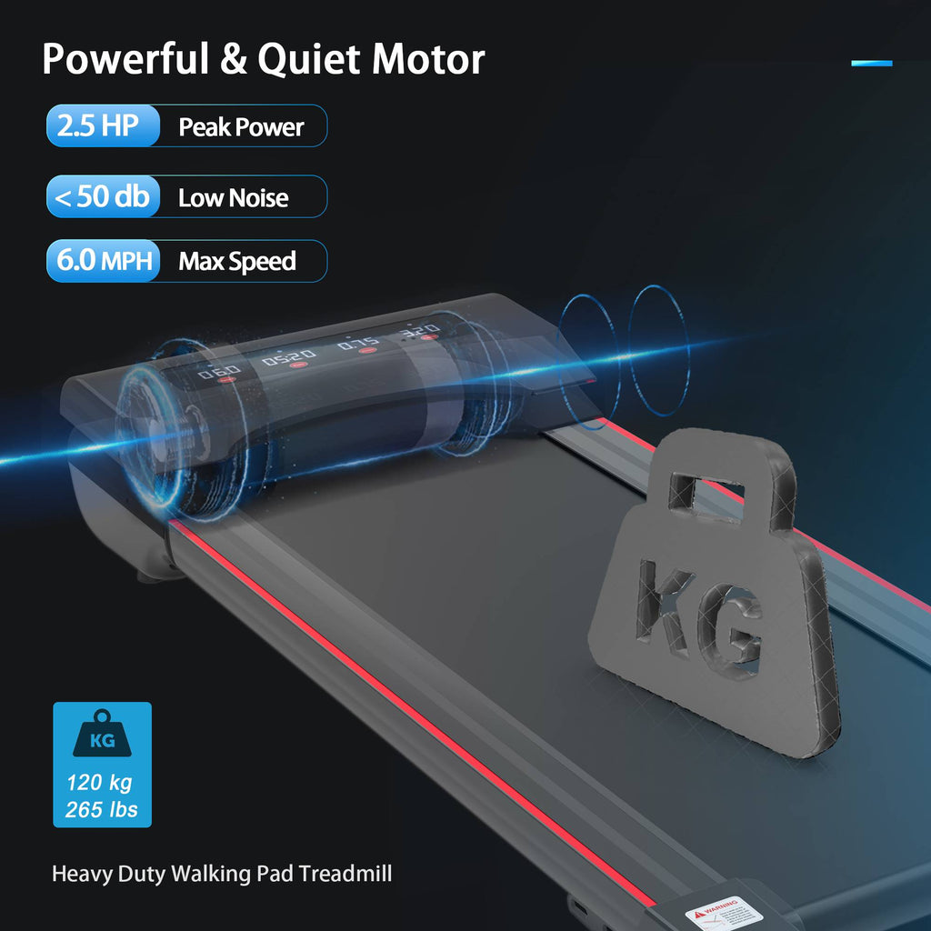 WALKING PAD UNDER DESK TREADMILL FOR HOME & OFFICE