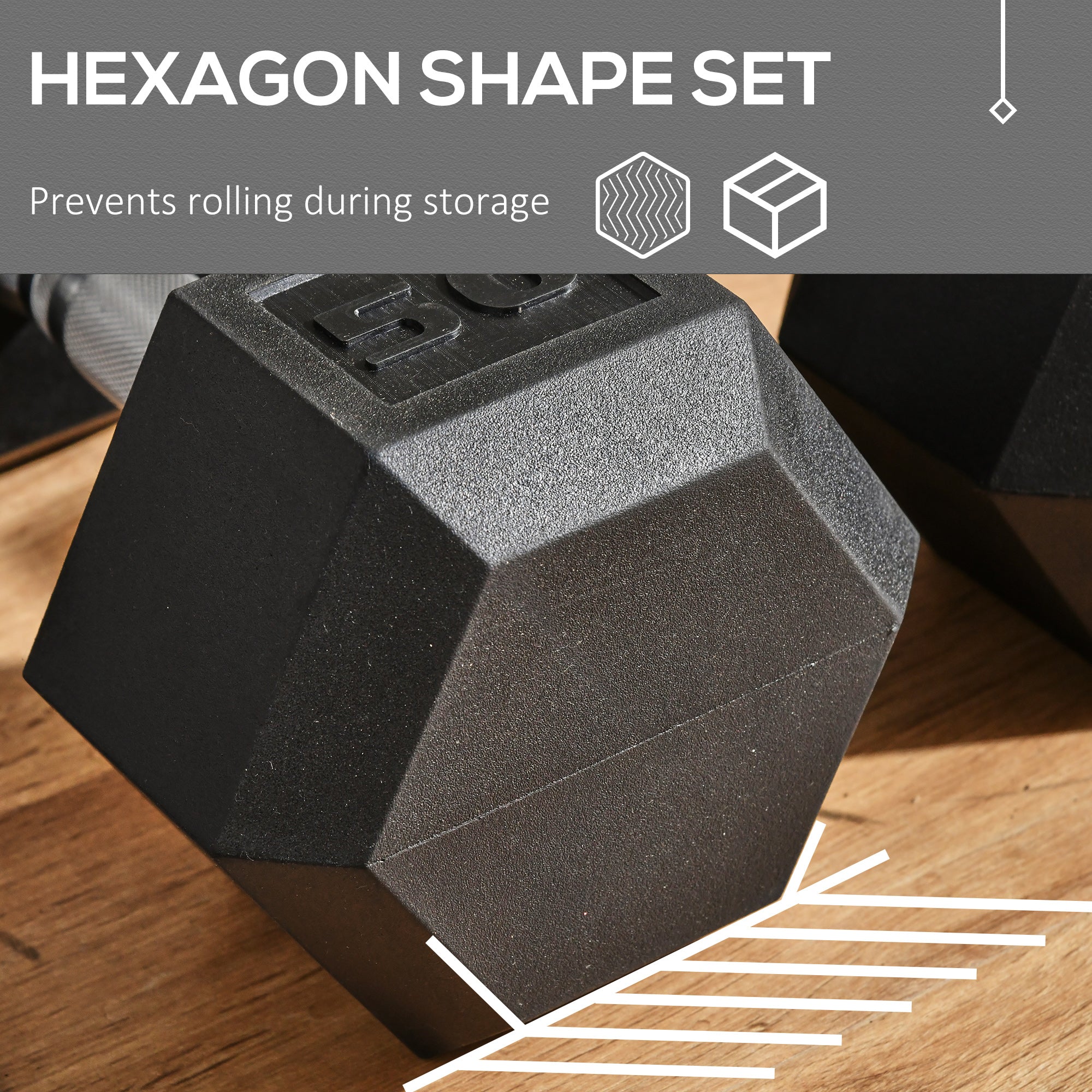 2 X 50 LBS HEX DUMBBELL COATED WEIGHTS FOR HOME GYM