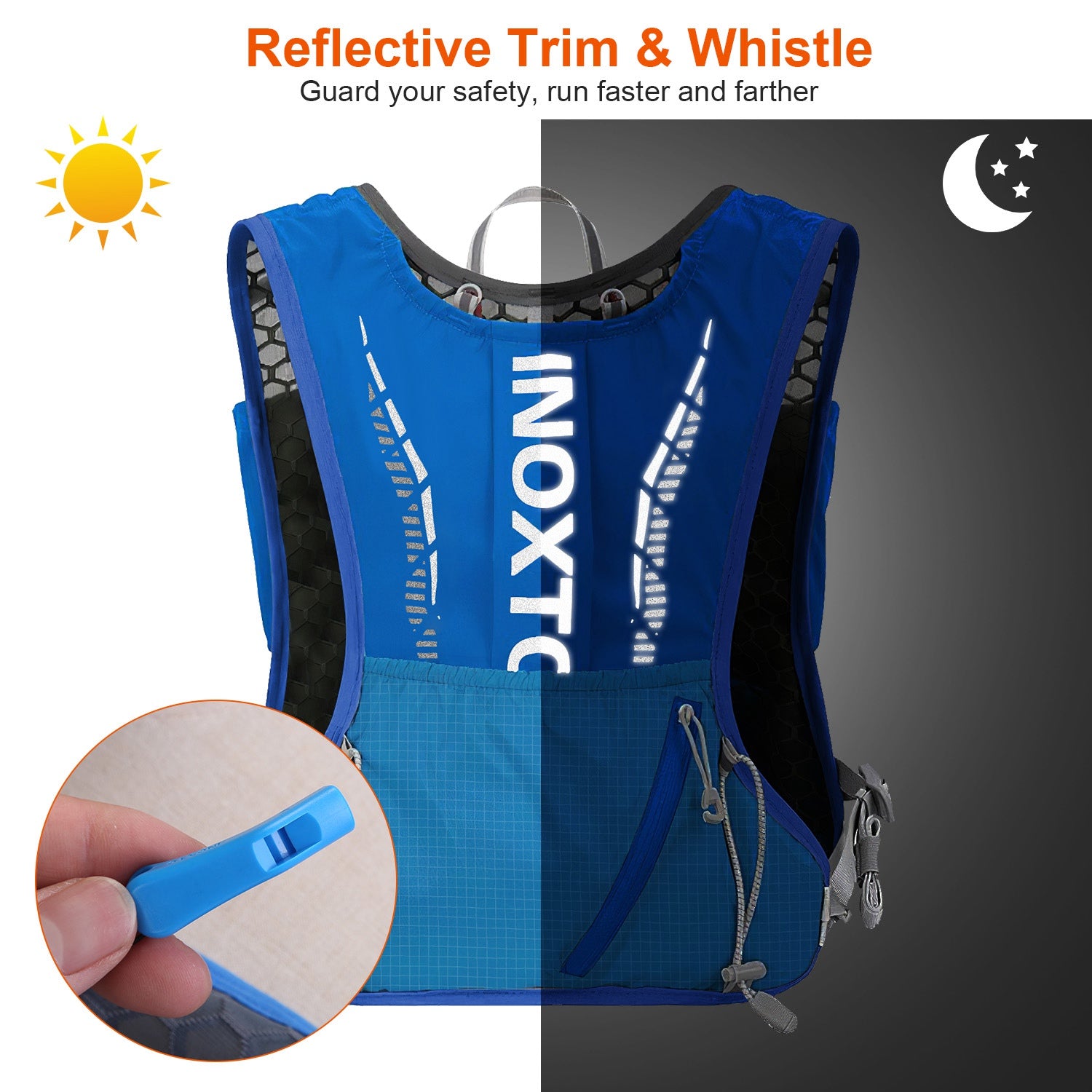 RUNNING HYDRATION VEST ADJUSTABLE BACKAPCK