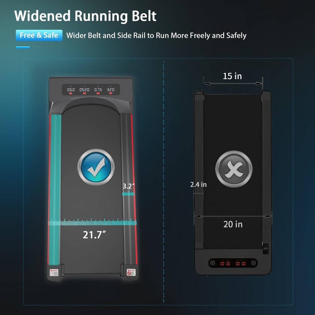 WALKING PAD UNDER DESK TREADMILL FOR HOME & OFFICE