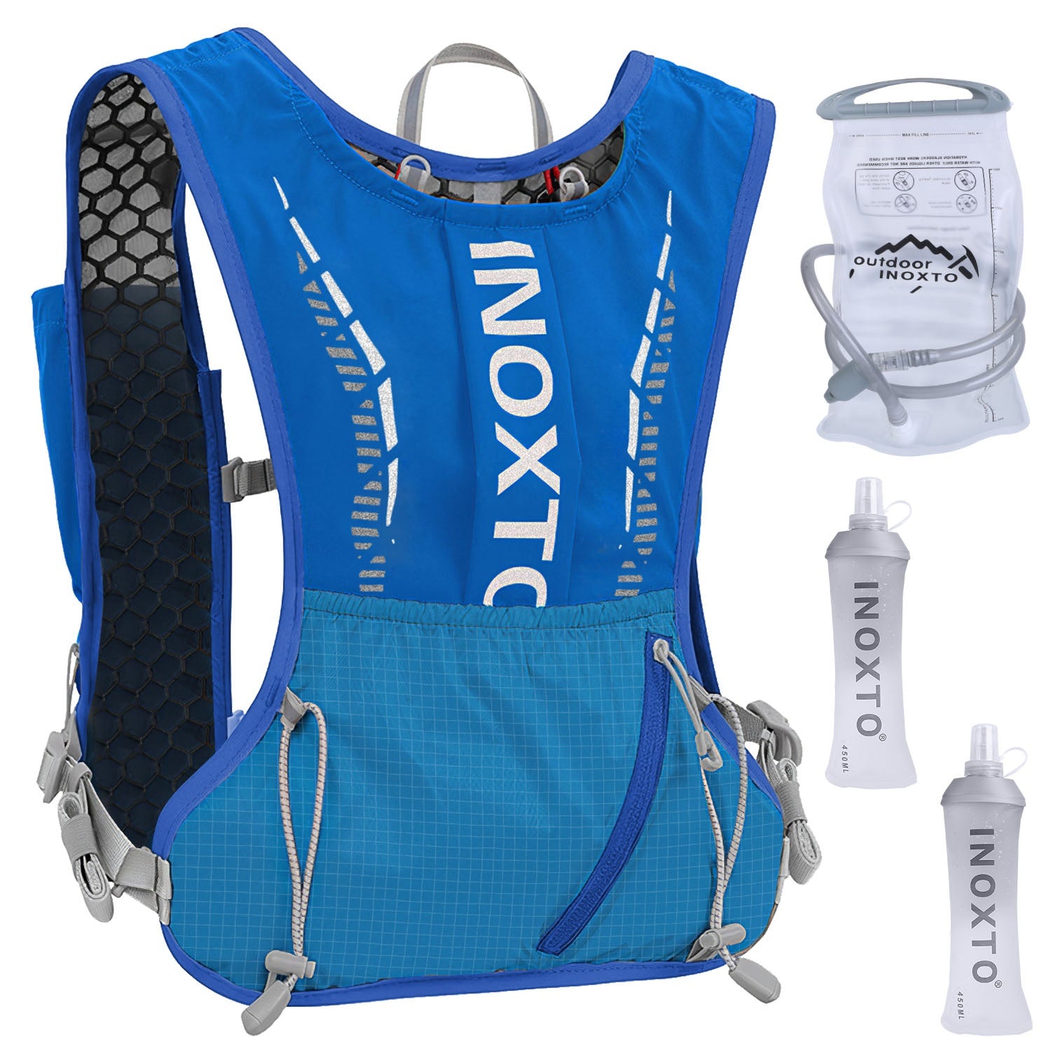 RUNNING HYDRATION VEST ADJUSTABLE BACKAPCK