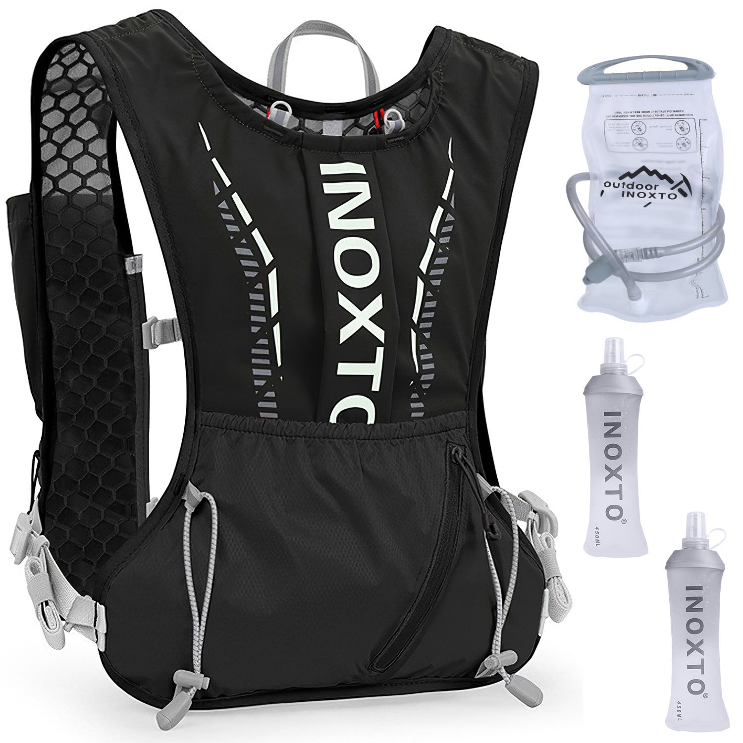 RUNNING HYDRATION VEST ADJUSTABLE BACKAPCK