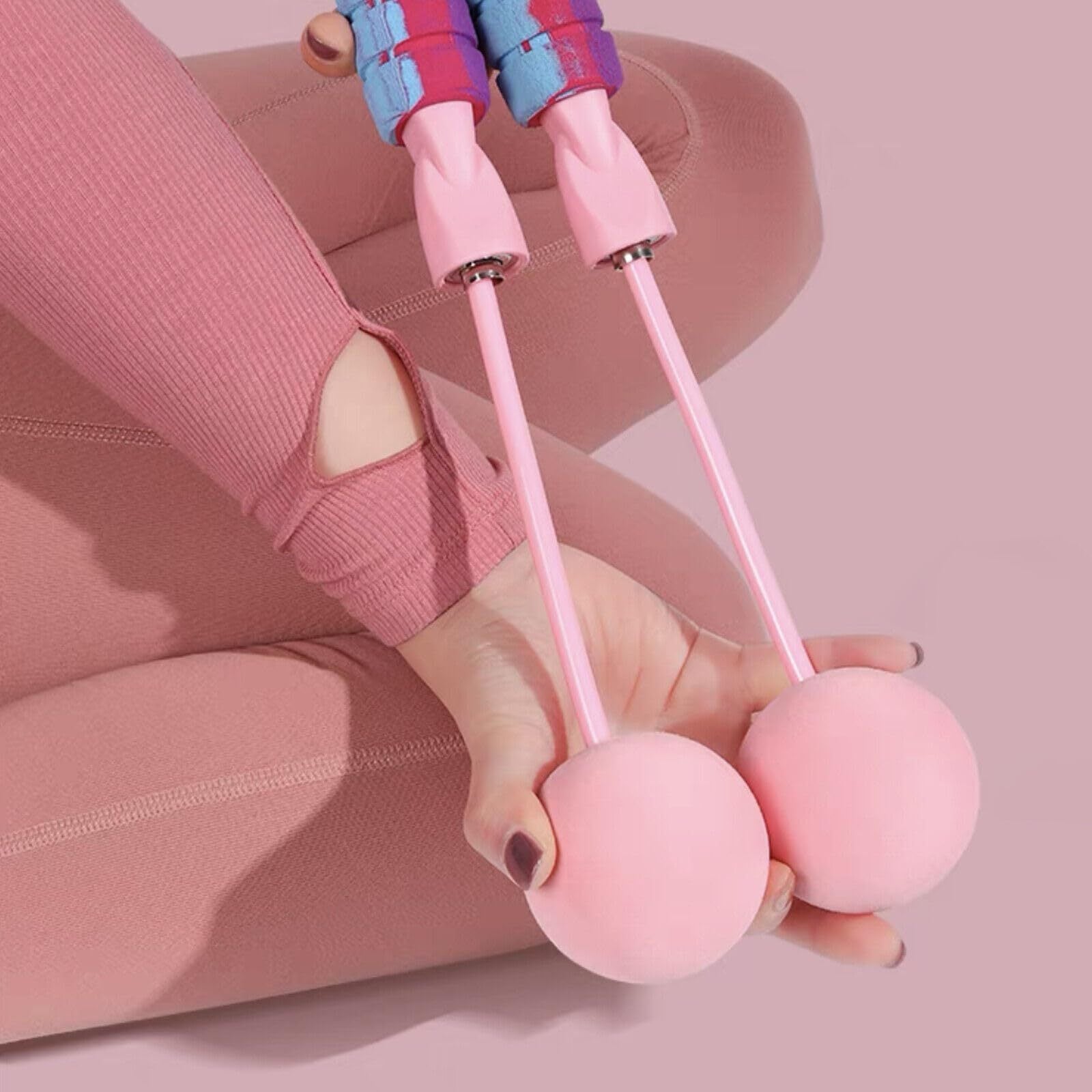 ADJUSTABLE WEIGHTED ROPELESS JUMP ROPE