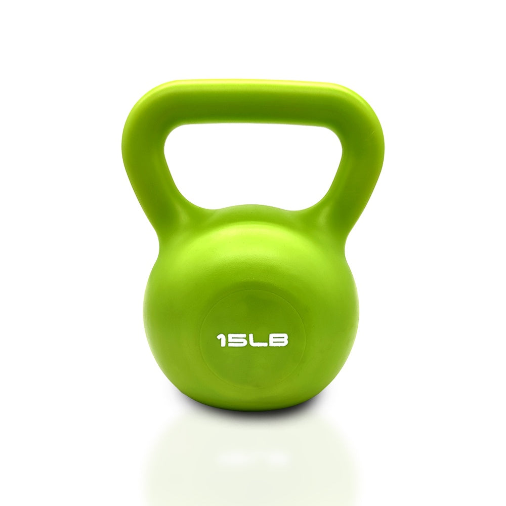 VINYL-COATED KETTLEBELL TRAINING WEIGHTS SET FOR WOMEN