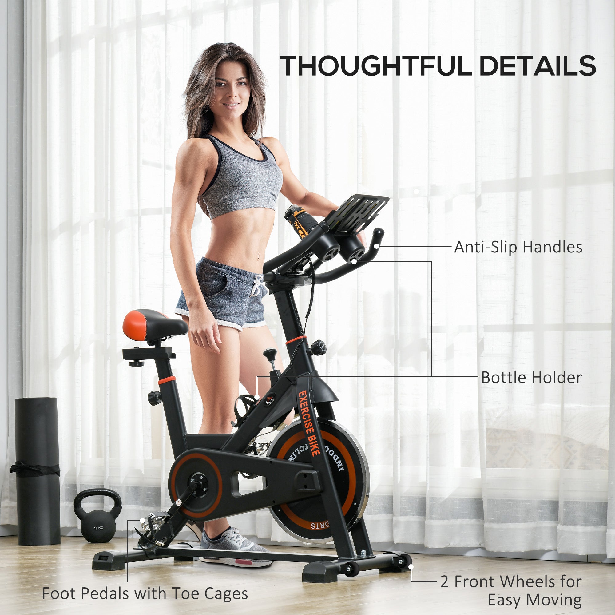 INDOOR FITNESS EXERCISE BIKE