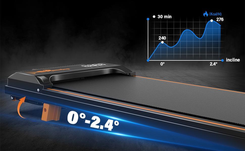 FOLDABLE TREADMILL WITH INCLINE EXERCISE MACHINE AND REMOTE