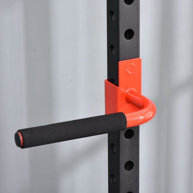 Adjustable Power Tower Dip Station Pull Up Bar Squat Rack Power Cage At Home Workout Equipment, Upper Body Strength Training Equipment